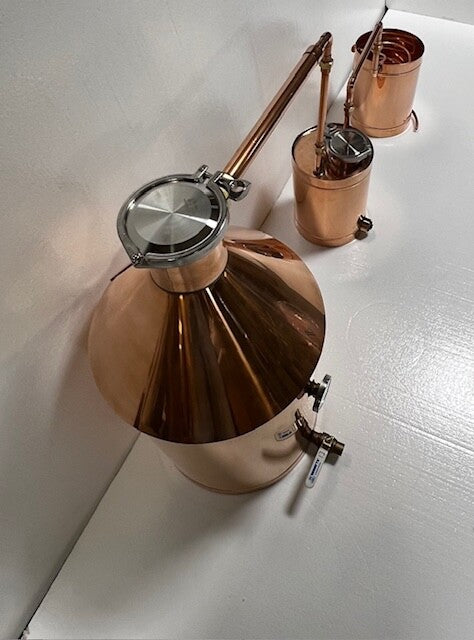 10 Gal Copper Perfect Starter Still w/Thumper and Worm   Made  In The USA