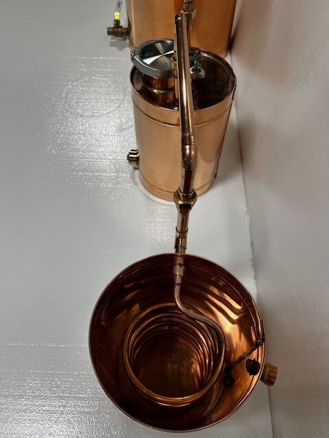10 Gal Copper Perfect Starter Still w/Thumper and Worm   Made  In The USA