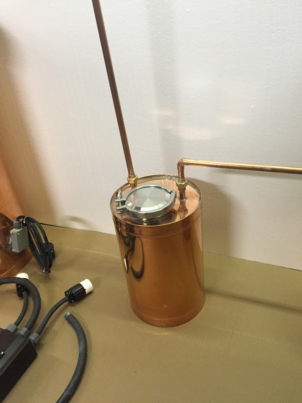 StillZ 50 Gal Copper Electric Still 240 V, 2-5500W Elements  Digital Controller