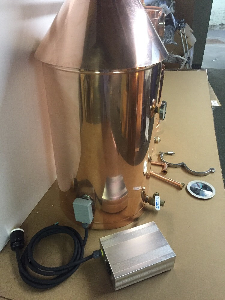 20 Gallon Copper Moonshine Still/ Gin Basket/200 Volt  Electric Made In The USA