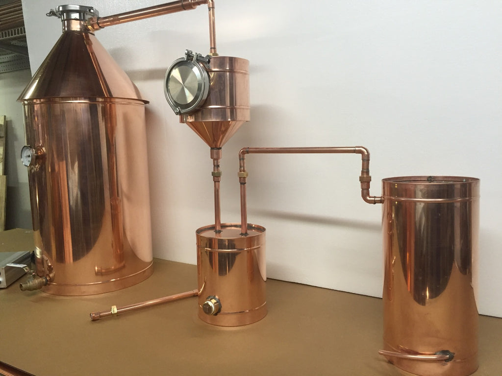 20 Gallon Copper Moonshine Still/ Gin Basket/200 Volt  Electric Made In The USA