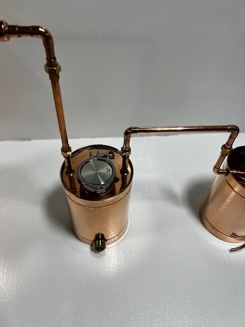 10 Gal Copper Perfect Starter Still w/Thumper and Worm   Made  In The USA