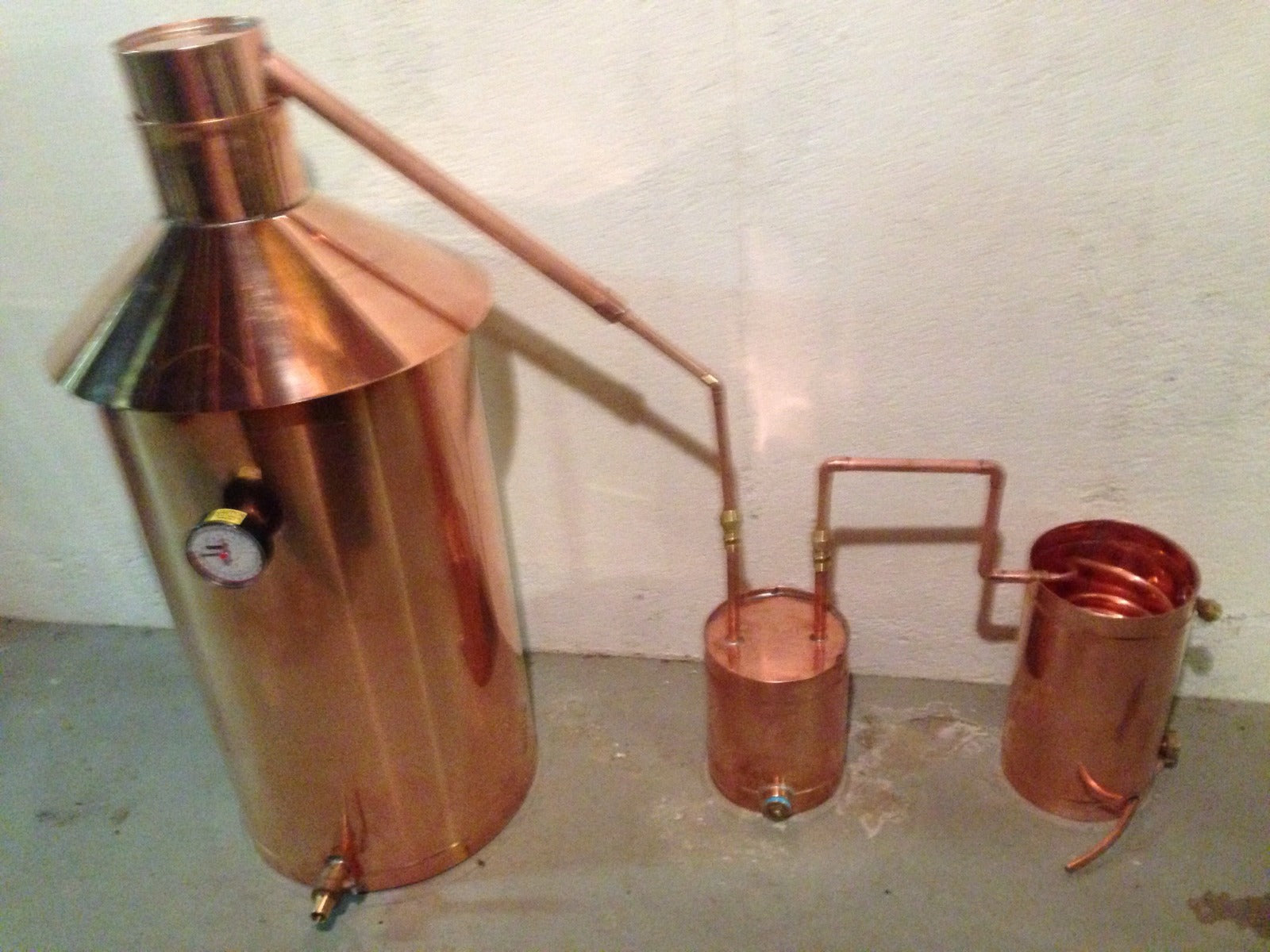Copper Moonshine Still StillZ 20 Gal. Heavy 22 Ga. Copper Still - Whiskey Still