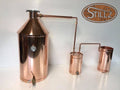 25 Gallon Copper Still with 4" Cap Logic Cap Thumper and Worm Made In The USA