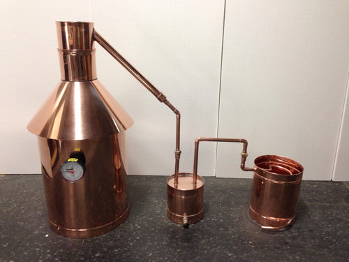 10 Gal Copper Moonshine Still with Thumper+Worm 100% Guarantee Made In The USA