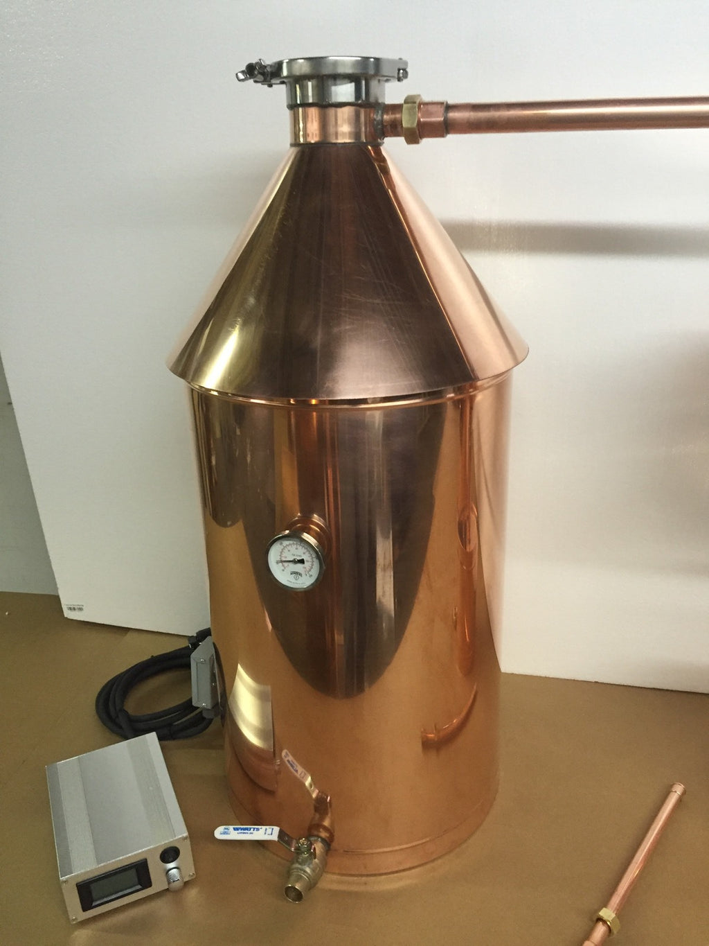 20 Gallon Copper Moonshine Still/ Gin Basket/200 Volt  Electric Made In The USA
