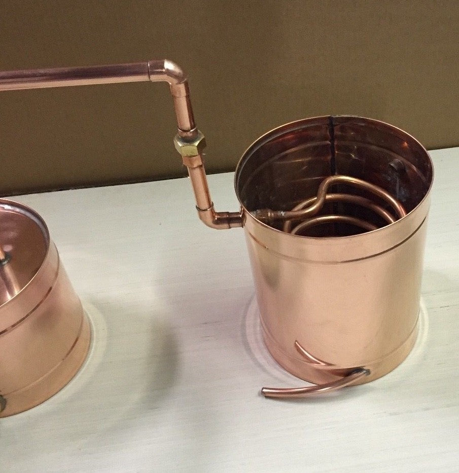The Legendary StillZ 6 Gallon Copper Moonshine Still- Thumper-Worm 20 OZ Copper!