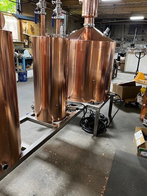 250 Gallon Still Copper Alcohol Still-16 Gage Tig Welded Copper