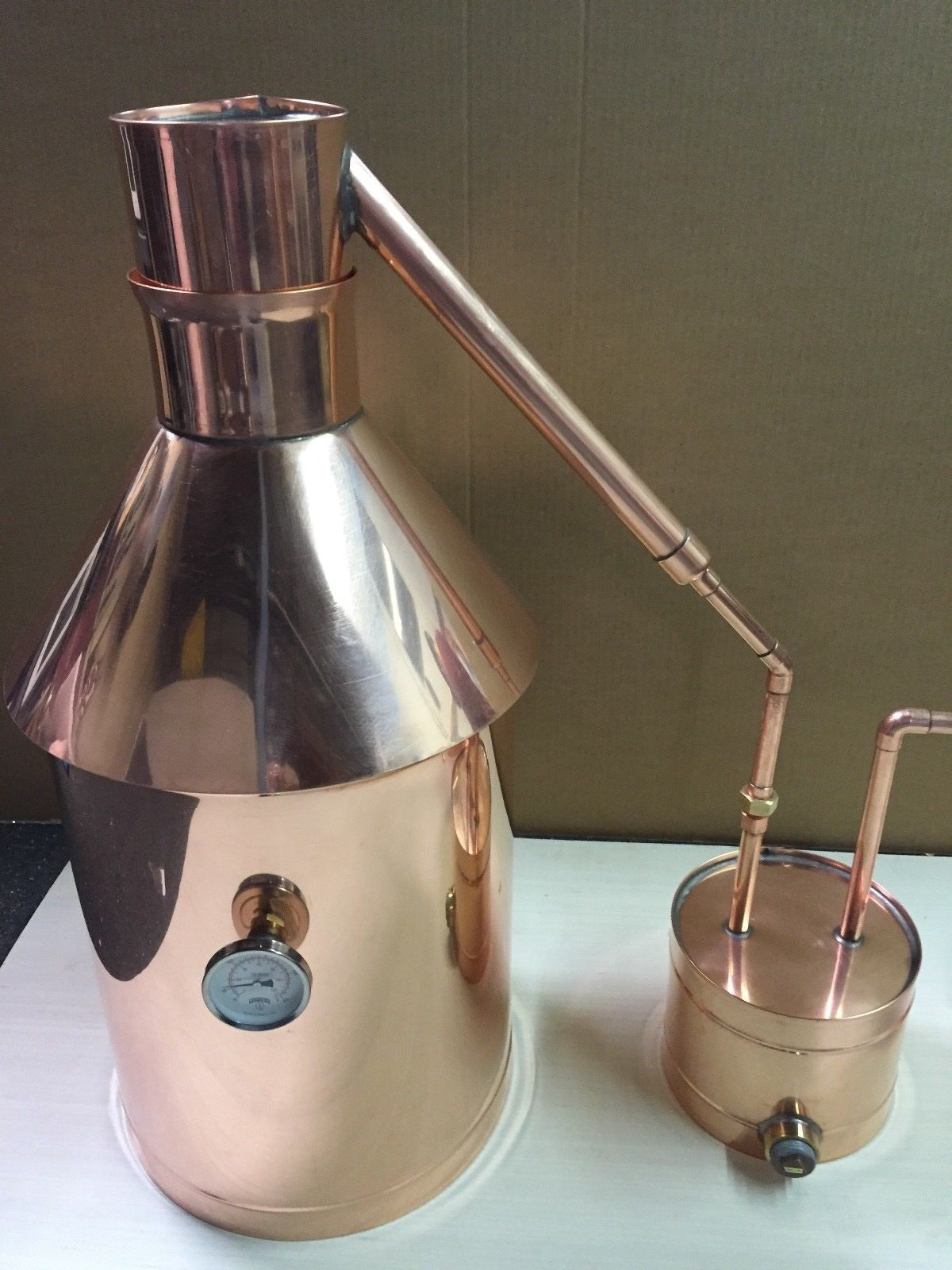  WOW!! 6 Gallon Copper Moonshine Still+Thumper+Worm- Private Listing! 