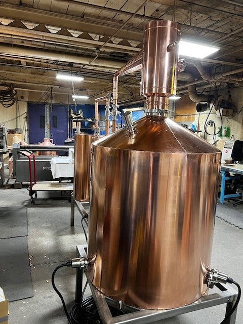 250 Gallon Still Copper Alcohol Still-16 Gage Tig Welded Copper