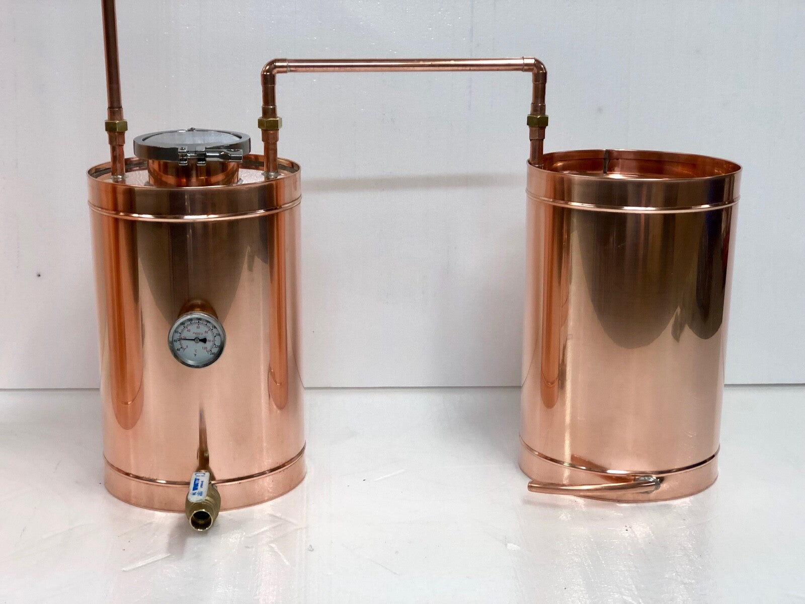 StillZ 50 Gallon Copper Moonshine Still with Custom 220,000 BTU Propane Burner