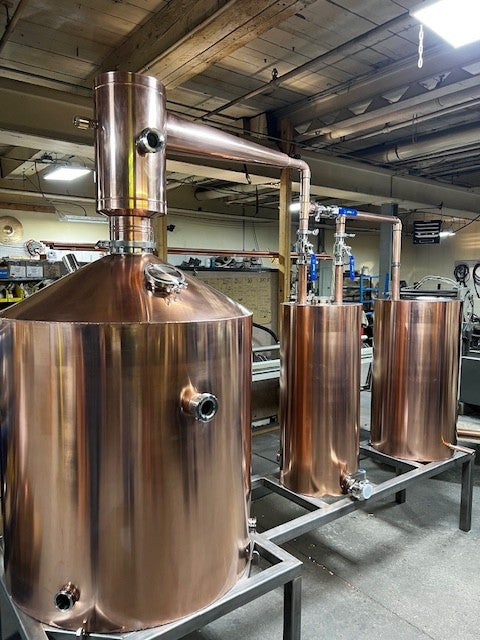 250 Gallon Still Copper Alcohol Still-16 Gage Tig Welded Copper