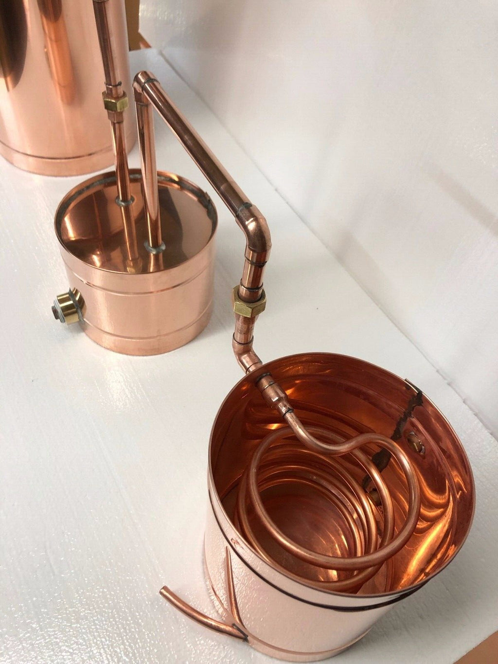 StillZ 6 Gallon Copper Moonshine Still+Thumper+Worm-Heavy 20oz Copper -Whiskey