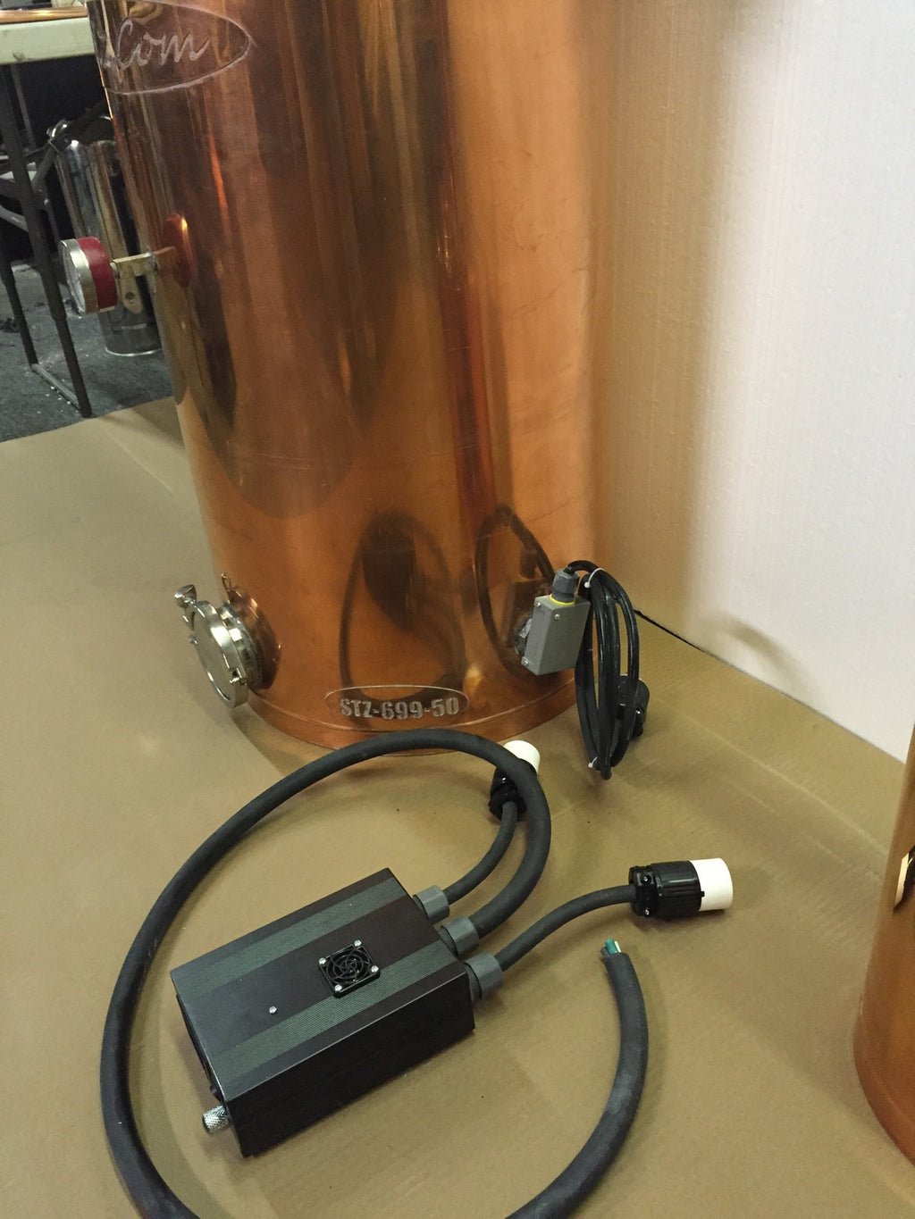 50 Gal Copper Electric Still with Line Arm  No thumper or  Worm Made In The USA
