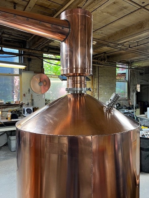 250 Gallon Still Copper Alcohol Still-16 Gage Tig Welded Copper