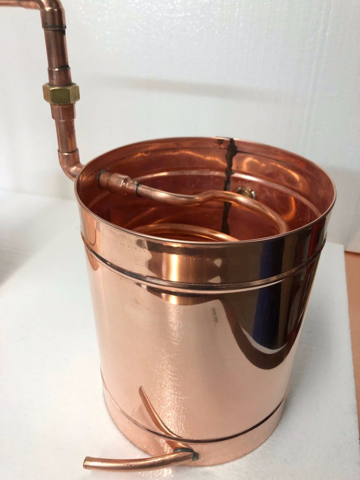 StillZ 6 Gallon Copper Moonshine Still+Thumper+Worm-Heavy 20oz Copper -Whiskey