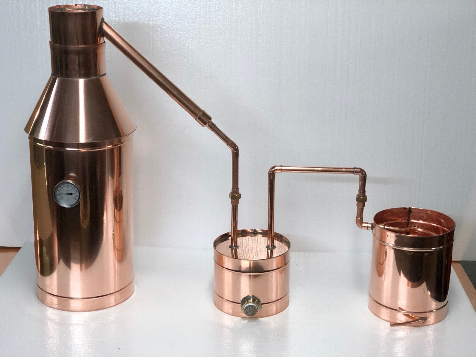 StillZ 6 Gallon Copper Moonshine Still+Thumper+Worm-Heavy 20oz Copper -Whiskey