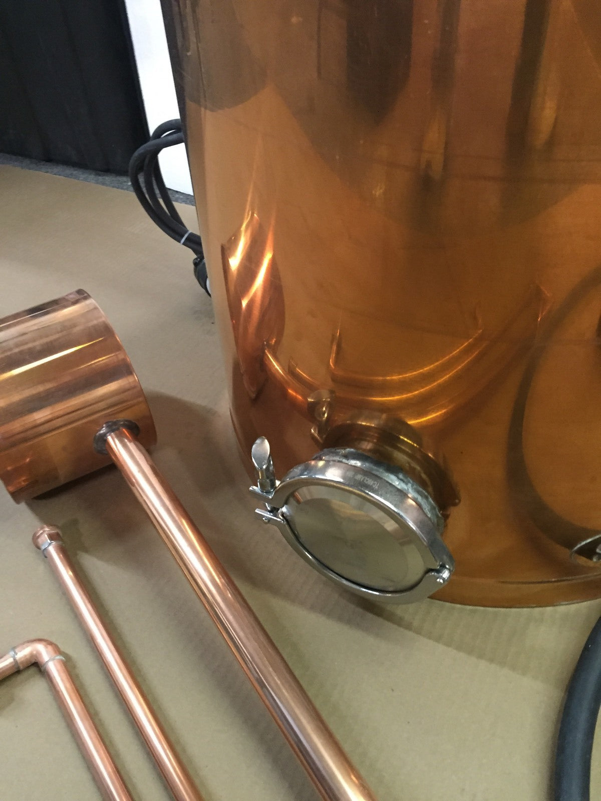 StillZ 50 Gal Copper Electric Still 240 V, 2-5500W Elements  Digital Controller