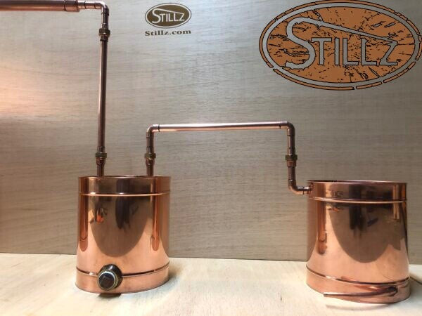 10 Gal 4" Cap Logic Copper Moonshine Still with Thumper+Worm  Made In The USA!