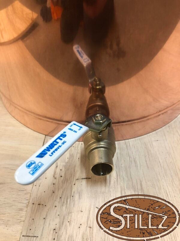 25 Gallon Copper Still with 4" Cap Logic Cap Thumper and Worm Made In The USA