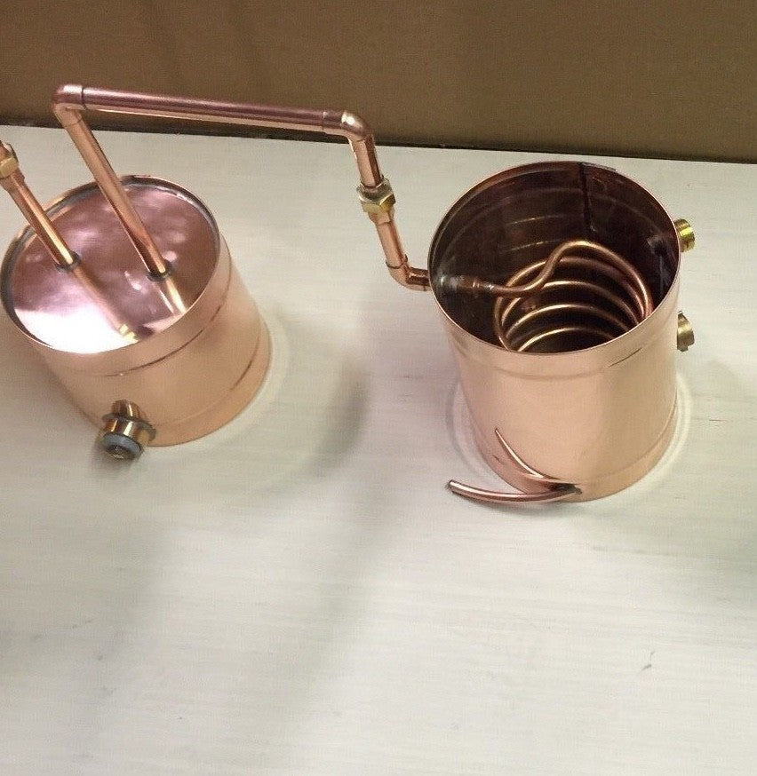 The Legendary StillZ 6 Gallon Copper Moonshine Still- Thumper-Worm 20 OZ Copper!