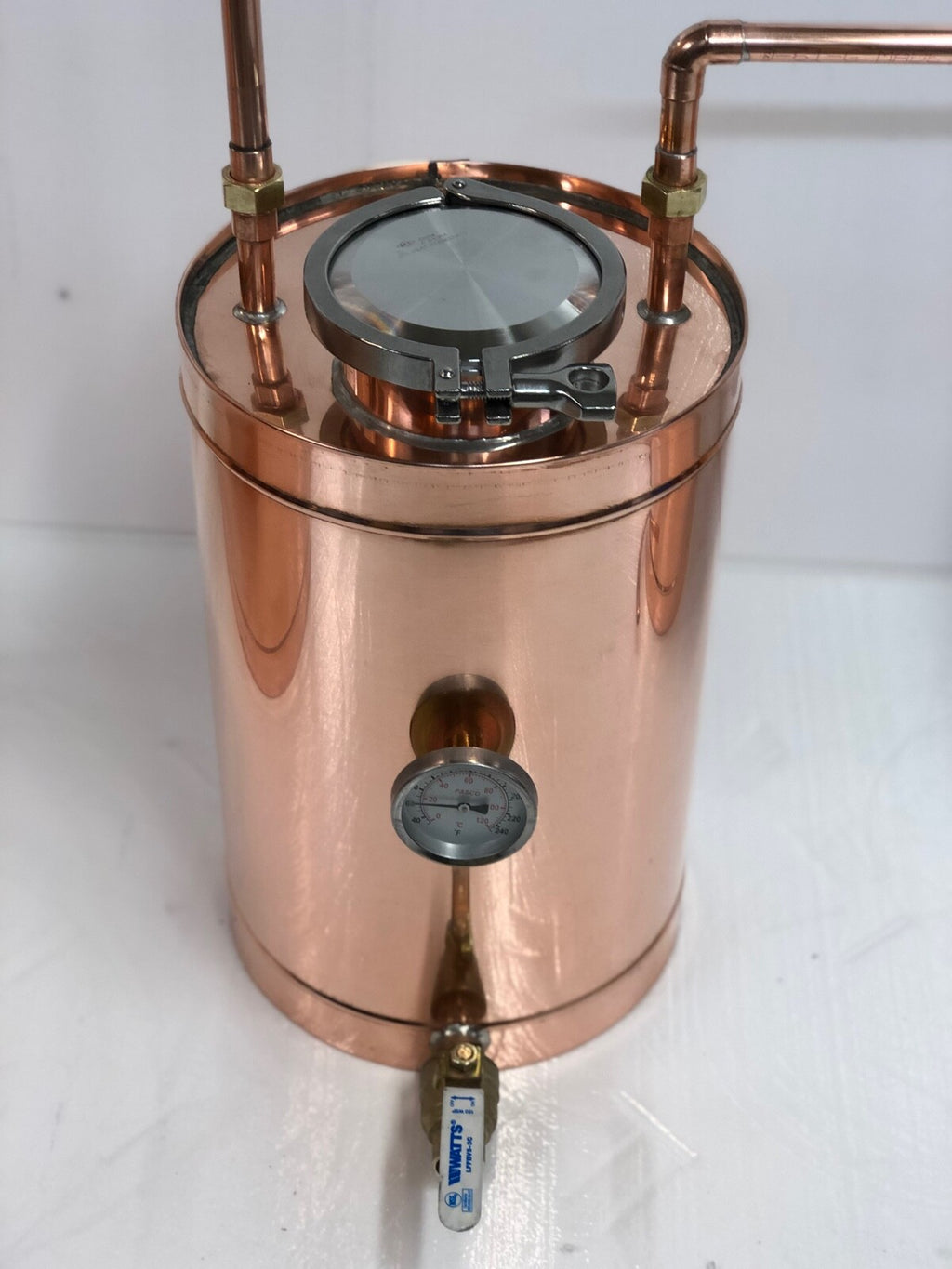 StillZ 50 Gallon Copper Moonshine Still with Custom 220,000 BTU Propane Burner