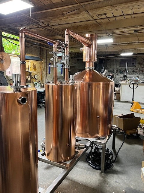 250 Gallon Still Copper Alcohol Still-16 Gage Tig Welded Copper