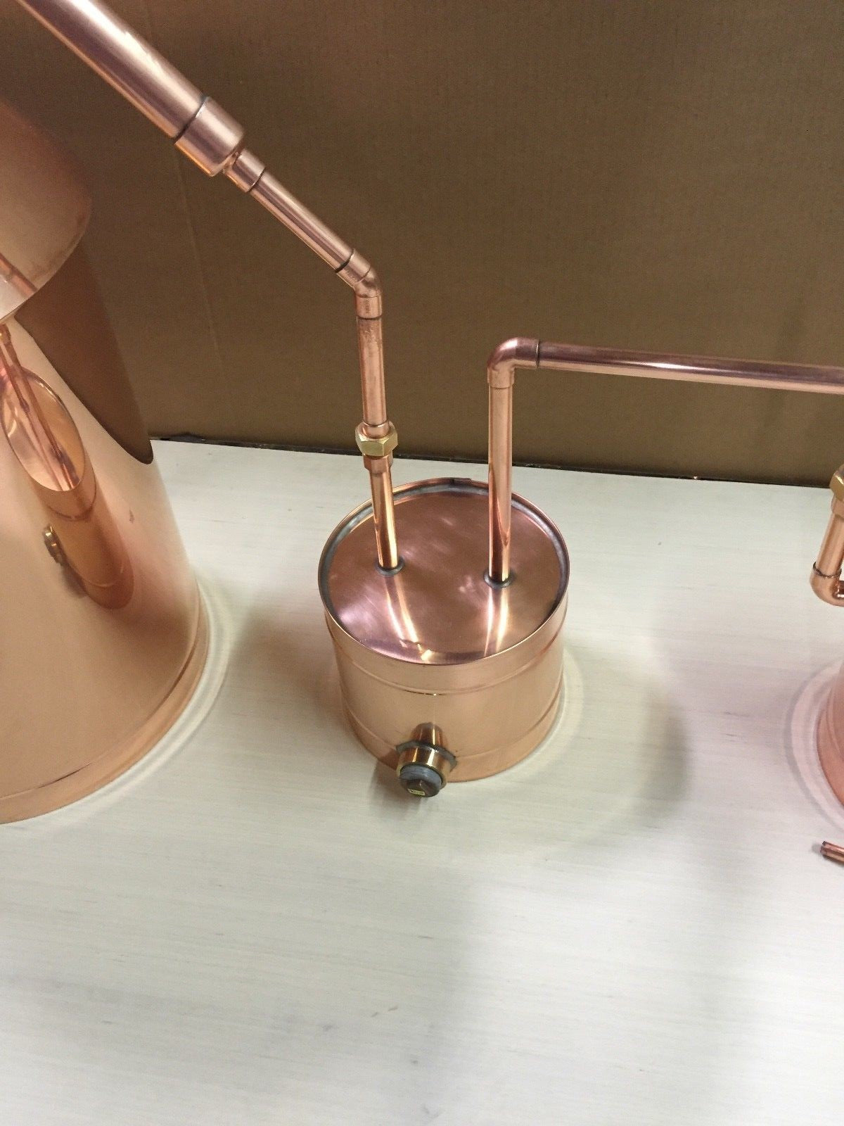  6 Gallon Copper Moonshine Still+Thumper+Worm-Heavy 20oz Copper Private Listing!