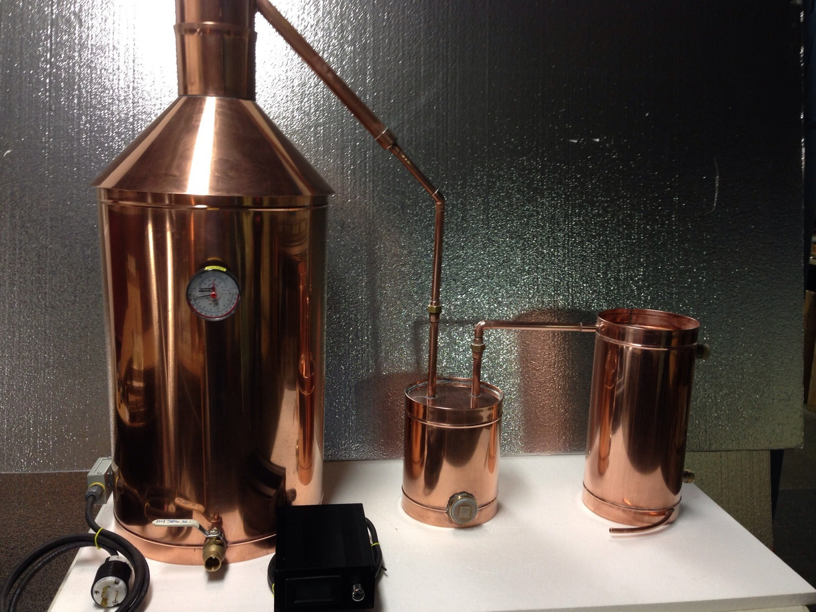 StillZ 20 Gallon Electric Moonshine Still Copper Still 20 oz.Copper 