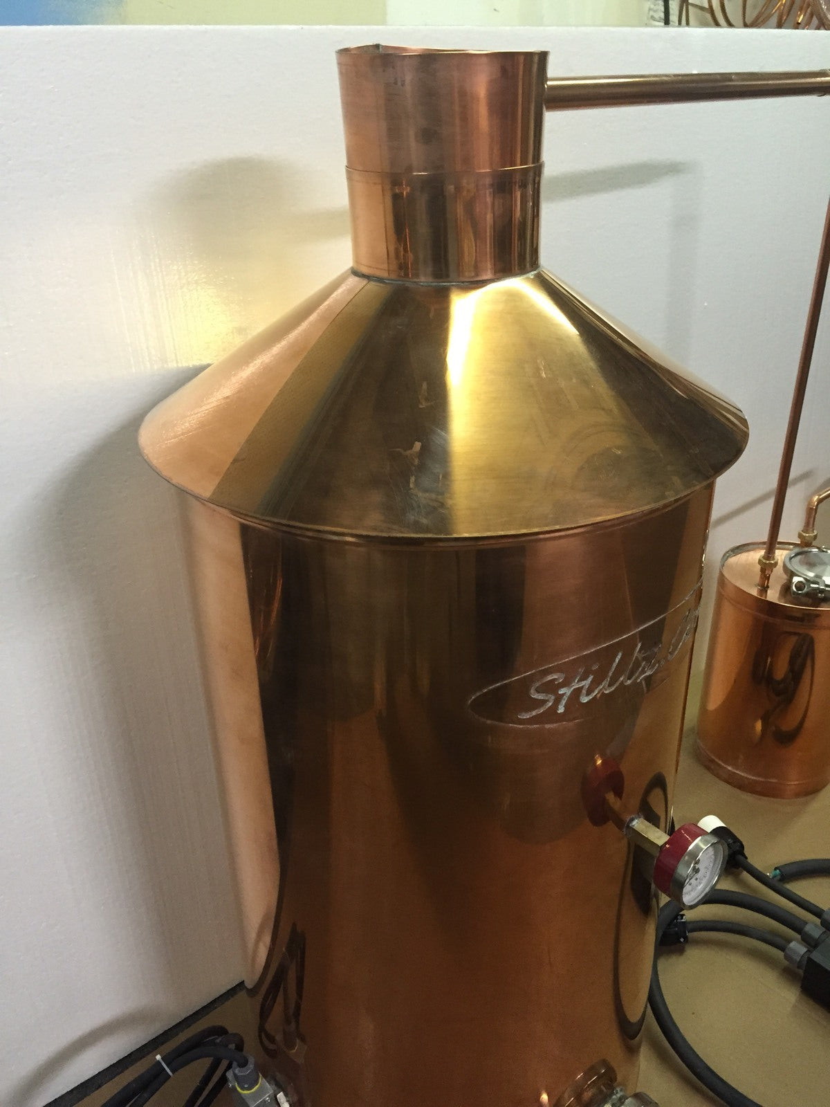 StillZ 50 Gal Copper Electric Still 240 V, 2-5500W Elements  Digital Controller