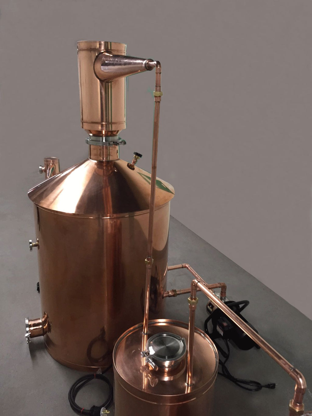 StillZ 100 Gal Copper Moonshine Micro Distillery Still Kit! Commercial