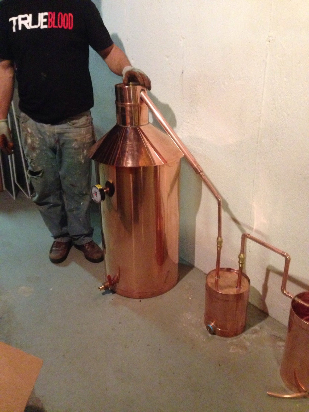 Copper Moonshine Still StillZ 20 Gal. Heavy 22 Ga. Copper Still - Whiskey Still
