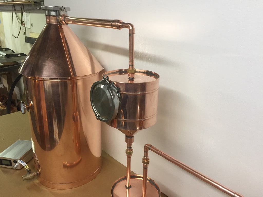 20 Gallon Copper Moonshine Still/ Gin Basket/200 Volt  Electric Made In The USA