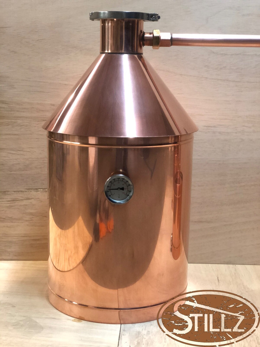 10 Gal 4" Cap Logic  Moonshine Still with Thumper+Worm/Electric Made In The USA