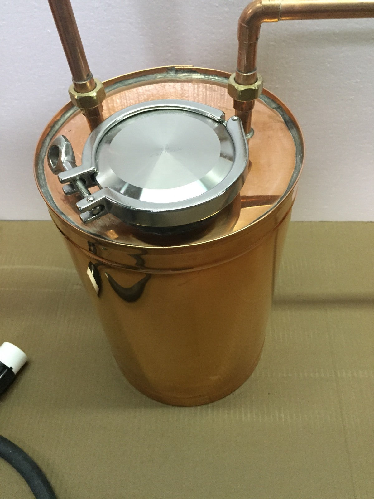 StillZ 50 Gal Copper Electric Still 240 V, 2-5500W Elements  Digital Controller