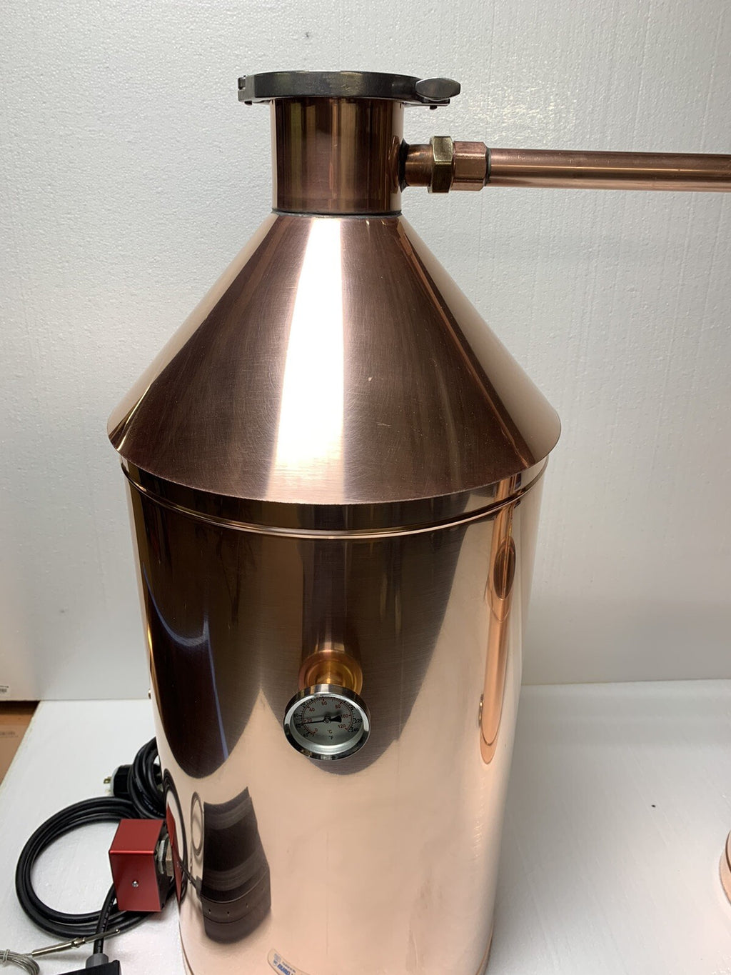 20 Gallon Copper Still w/Electric Heating and 4" Cap Logic  Made In The USA
