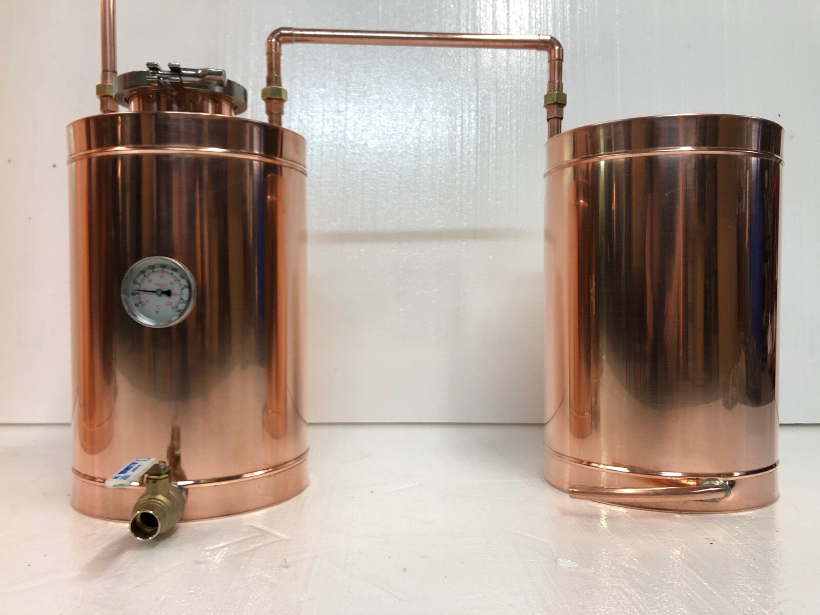 50 Gallon Copper Moonshine Still Propane Burner and  Cap Logic Made In The USA