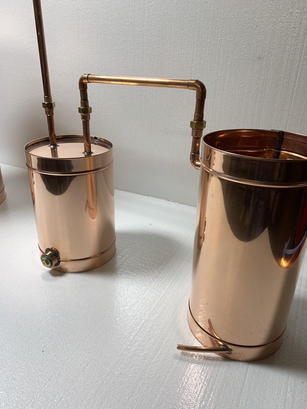 20 Gallon Copper Still w/Electric Heating and 4" Cap Logic  Made In The USA