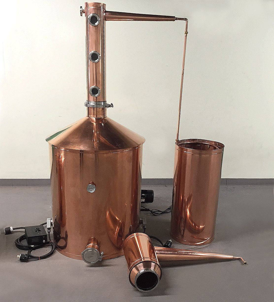 StillZ 100 Gal Copper Moonshine Micro Distillery Still Kit! Commercial