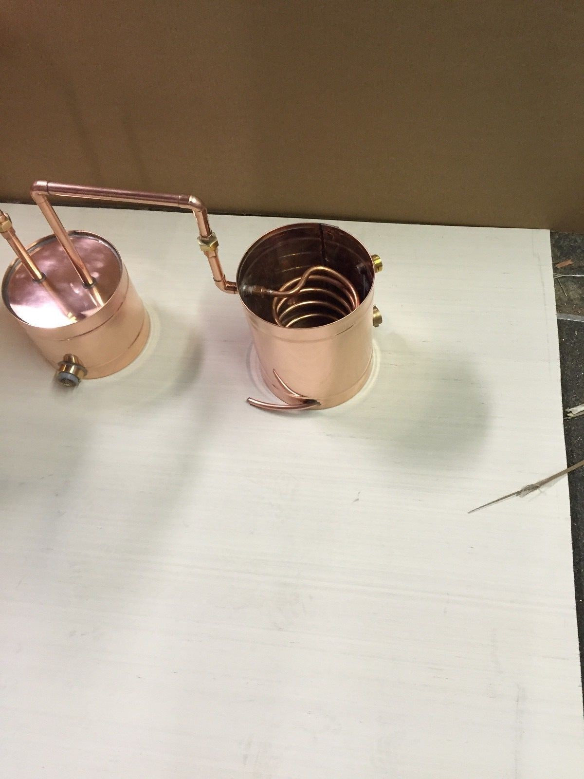  WOW!! 6 Gallon Copper Moonshine Still+Thumper+Worm- Private Listing! 