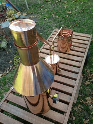 Copper Moonshine Still- Thumper/Worm-Heavy 20oz Build Compare! StillZ 6 Gallon 
