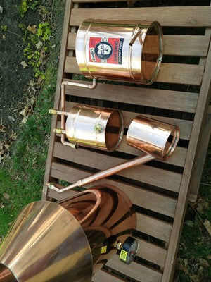 Copper Moonshine Still- Thumper/Worm-Heavy 20oz Build Compare! StillZ 6 Gallon 